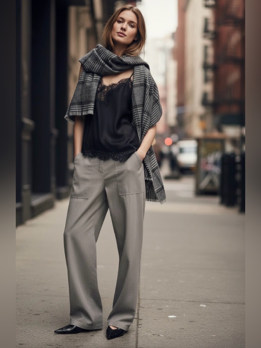 ZARA Plaid Scarf